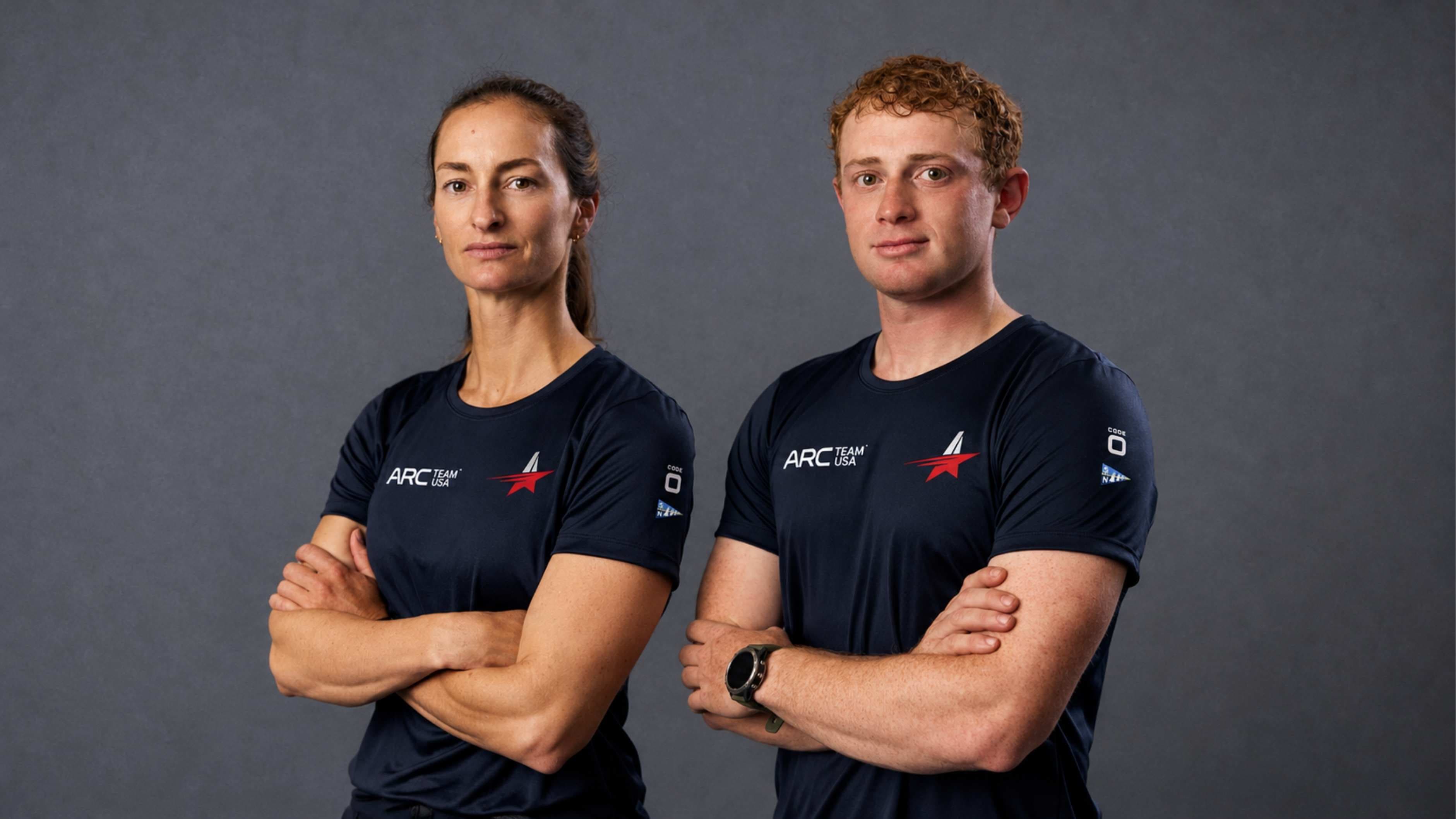 Annie Haeger and Ben Rosenberg, AC75 Sailors, ARC Team USA